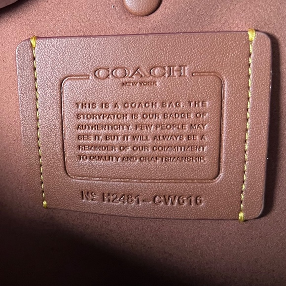 Coach Soft Empire Carryall Bag 40 In Merlot - Picture 7 of 14